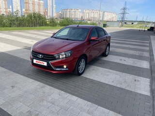 2016 Lada (ВАЗ) Vesta I, красный, 610000 рублей, вид 1