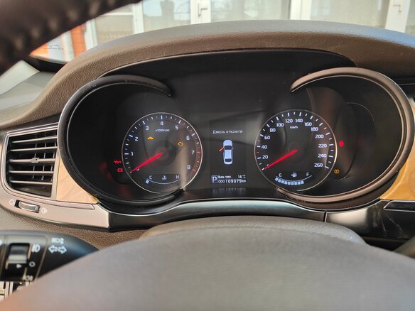 2013 Kia Quoris I, чёрный, 1300000 рублей - вид 12