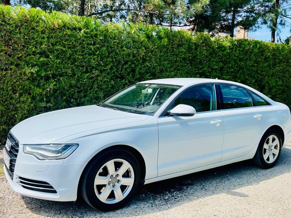 2012 Audi A6 IV (C7), белый, 1990000 рублей