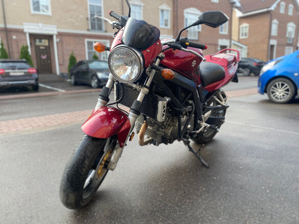 2007 Suzuki SV 650, красный, 320000 рублей - вид 1