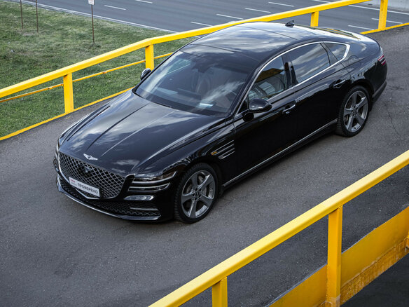 2021 Genesis G80 II, чёрный - вид 16