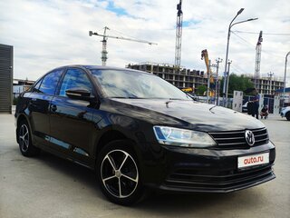 2016 Volkswagen Jetta VI Рестайлинг, чёрный, 1250000 рублей, вид 1