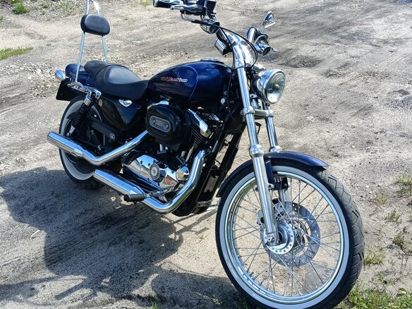 2007 Harley-Davidson Sportster 1200, синий, 635000 рублей - вид 12
