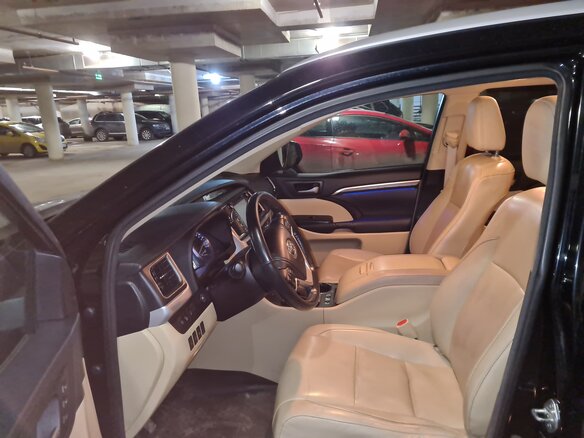 2014 Toyota Highlander III (XU50), чёрный - вид 14