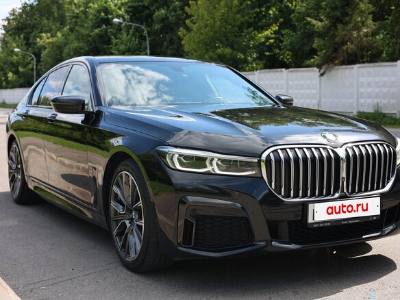 2020 BMW 7 серии 730d xDrive VI (G11/G12) Рестайлинг, чёрный, 9000000 рублей - вид 6