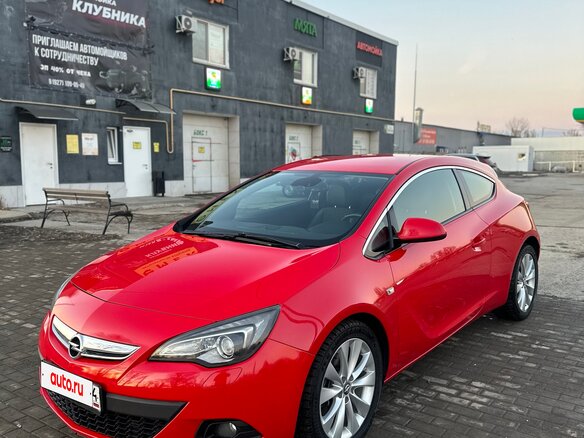 2012 Opel Astra GTC J Рестайлинг, красный, 1310000 рублей