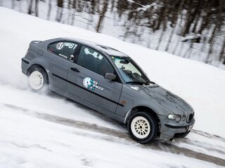 2001 BMW 3 серии Compact 316i IV (E46) Рестайлинг, серый, 800000 рублей, вид 2