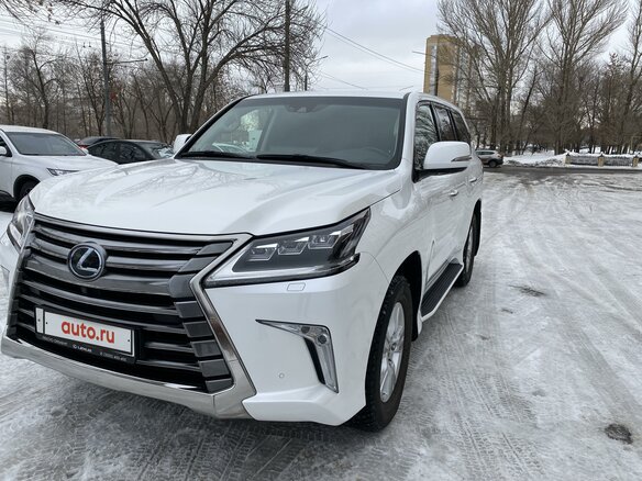 2017 Lexus LX 450d III Рестайлинг 2, белый - вид 4
