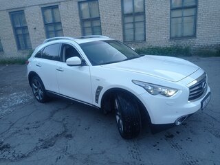 2012 Infiniti FX30d II (S51) Рестайлинг, белый, 2000000 рублей, вид 2