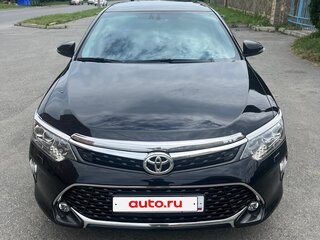 2018 Toyota Camry VII (XV50) Рестайлинг 2, чёрный, 3450000 рублей, вид 3