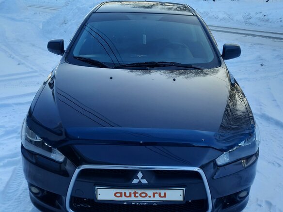 2012 Mitsubishi Lancer X Рестайлинг, чёрный, 1400000 рублей