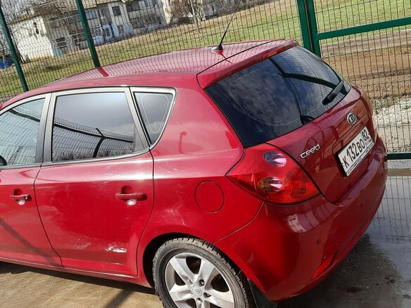 2008 Kia Ceed I, красный, 800000 рублей - вид 5