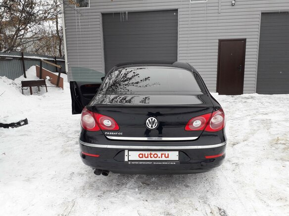 2010 Volkswagen Passat CC I, чёрный - вид 4