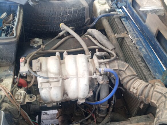 2008 Lada (ВАЗ) 2121 (4x4) I Рестайлинг, синий, 420000 рублей - вид 11