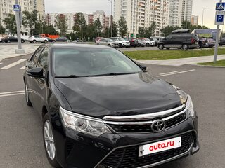2016 Toyota Camry VII (XV50) Рестайлинг, чёрный, 1580000 рублей, вид 1