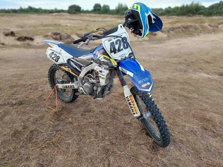 2017 Yamaha YZ450F, синий, 360000 рублей, вид 1