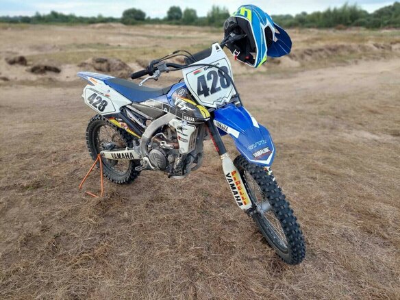 2017 Yamaha YZ450F, синий, 360000 рублей