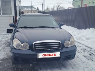 2006 Hyundai Sonata ТагАЗ IV (EF) Рестайлинг, синий, 500000 рублей, вид 2