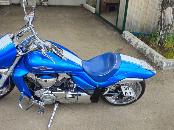 2011 Suzuki Boulevard M109R, синий, 1500000 рублей - вид 8