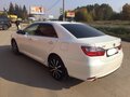2015 Toyota Camry VII (XV50) Рестайлинг, белый - вид 5