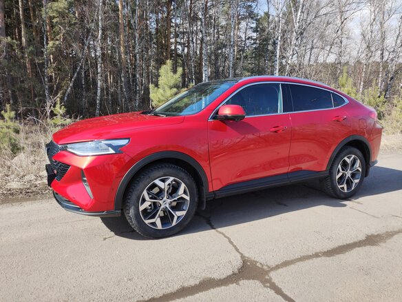 2023 Haval F7x I Рестайлинг, красный, 2835000 рублей - вид 4