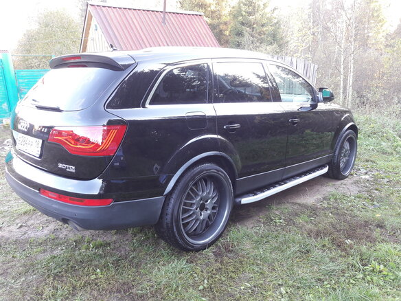 2009 Audi Q7 I (4L) Рестайлинг, чёрный, 1600000 рублей - вид 3