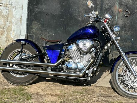 1992 Honda Steed 400, синий, 480000 рублей, вид 1