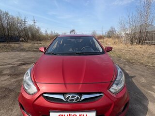 2011 Hyundai Solaris I, красный, 750000 рублей, вид 1