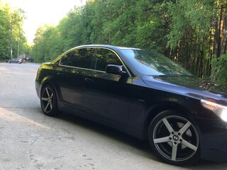 2004 BMW 5 серии 525i V (E60/E61), синий, 780000 рублей, вид 4