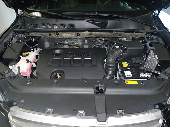 2012 Toyota RAV4 III (XA30) Рестайлинг, чёрный - вид 4