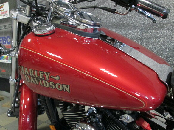 1997 Harley-Davidson Dyna Low Rider, пурпурный - вид 9