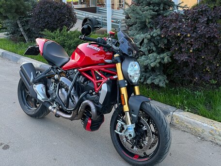 2019 Ducati Monster 1200, красный, 1770000 рублей, вид 2