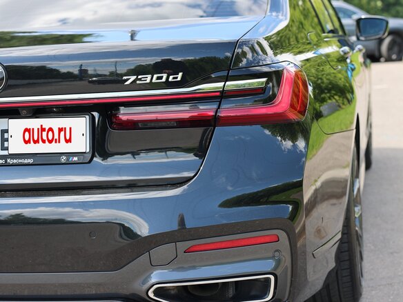 2020 BMW 7 серии 730d xDrive VI (G11/G12) Рестайлинг, чёрный, 9000000 рублей - вид 12