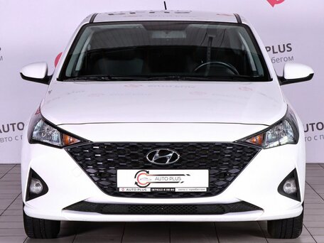2021 Hyundai Solaris II Рестайлинг, белый, 1565000 рублей, вид 3