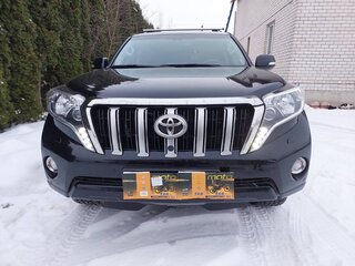 2016 Toyota Land Cruiser Prado 150 Series Рестайлинг 1, чёрный, 3871659 рублей, вид 1