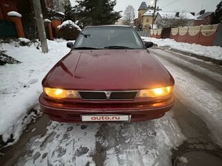 1991 Mitsubishi Galant VI, красный, 170000 рублей, вид 3