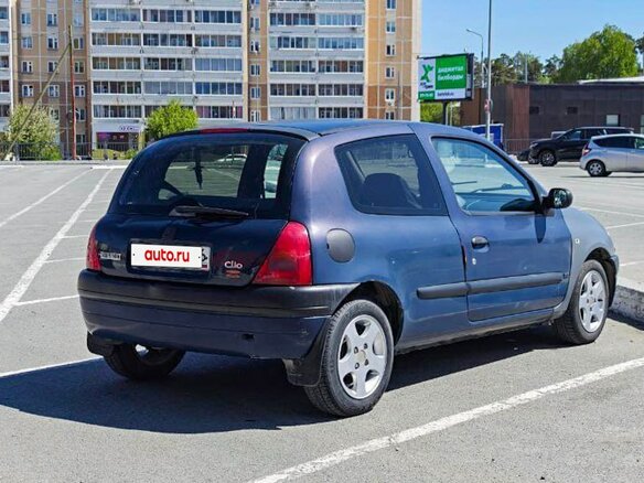 2001 Renault Clio II, синий, 149000 рублей - вид 7