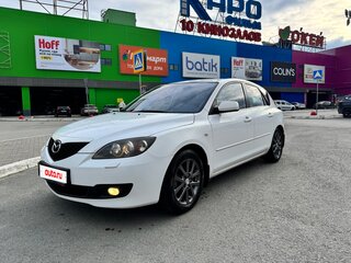 2008 Mazda 3 I (BK) Рестайлинг, белый, 680000 рублей, вид 1