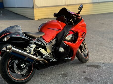 2008 Suzuki GSX 1300 R Hayabusa, красный, 750000 рублей, вид 4