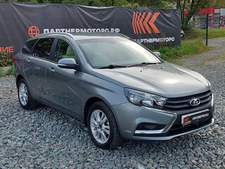 2018 Lada (ВАЗ) Vesta SW I, серебристый, 929000 рублей, вид 3