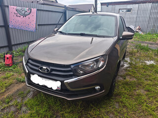 2019 Lada (ВАЗ) Granta I Рестайлинг, коричневый, 625000 рублей, вид 2