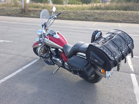 2007 Kawasaki VN900 Vulcan, красный, 450000 рублей, вид 4