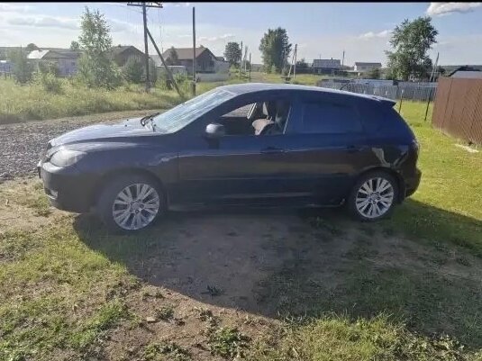2008 Mazda 3 I (BK) Рестайлинг, чёрный, 580000 рублей - вид 6
