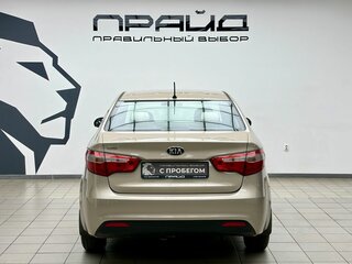 2013 Kia Rio 5-speed III, бежевый, 809000 рублей, вид 4