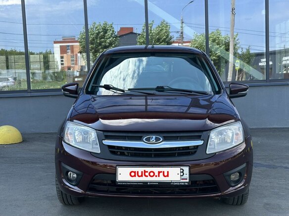 2017 Lada (ВАЗ) Granta I, красный, 439000 рублей - вид 2