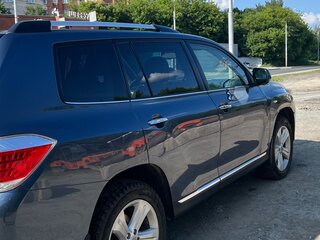 2013 Toyota Highlander II (XU40) Рестайлинг, серый, 2400000 рублей, вид 4