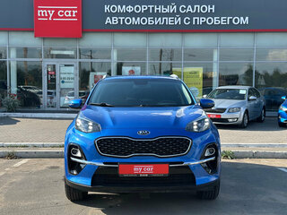2019 Kia Sportage IV Рестайлинг, синий, 2185000 рублей, вид 2