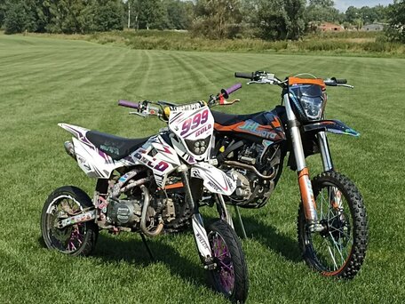 2023 Kayo Basic TT125, фиолетовый, 60000 рублей, вид 3