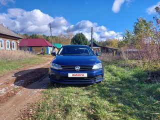 2014 Volkswagen Jetta VI Рестайлинг, синий, 595000 рублей, вид 2
