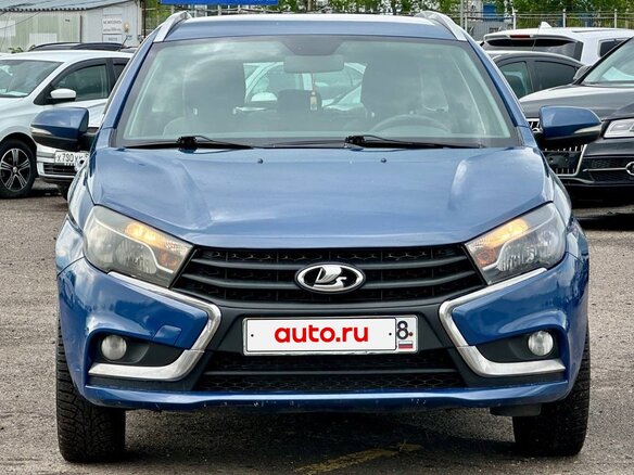 2019 Lada (ВАЗ) Vesta SW I, синий, 699999 рублей - вид 4